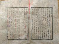 J22112406〇明治布告布達 伝染病予防心得書 六病  明治１４年 山梨県〇和本古書古文書