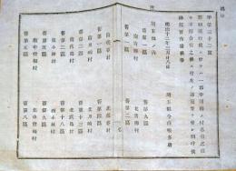J22112908〇明治布告布達 郡制施工 称呼変更 埼玉県 明治１２年 長野県〇和本古書古文書
