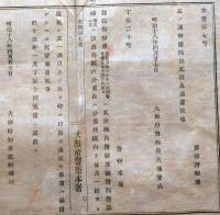 J22120514〇明治布告布達 大阪府警察本署 郡部警察署長 明治１８年 大阪府〇和本古書古文書
