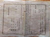 J22121801〇明治布告布達 漁業簗の儀 営業書式雛形 明治１１年 山形県〇和本古書古文書