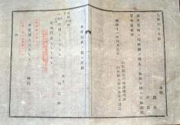 J22122209〇明治布告布達 地所宅地に変換願の儀 明治１１年 山形県〇和本古書古文書