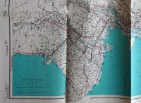 J23010604〇復刻古地図 昭和実測 改正番地入 大横浜市全図　昭和６年〇和本古書古文書