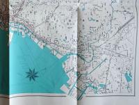 J23010604〇復刻古地図 昭和実測 改正番地入 大横浜市全図　昭和６年〇和本古書古文書