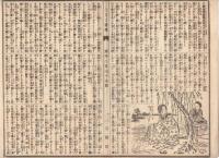 n23061117うきよ新聞(有喜世) 明治15年4月22日第1279号 三益社発行 ○新聞 吹矢射的営業取締 蛎殻町米商で強盗取押え ○うきよ話 伊東専三 ○広告 日東銀行開業日本橋区蛎売町 温知社・漢医同盟大集会 ○相場
