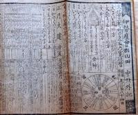 f23072402〇伊勢暦 文化１３年(1816年) 上顧客用大判〇和本古書古文書