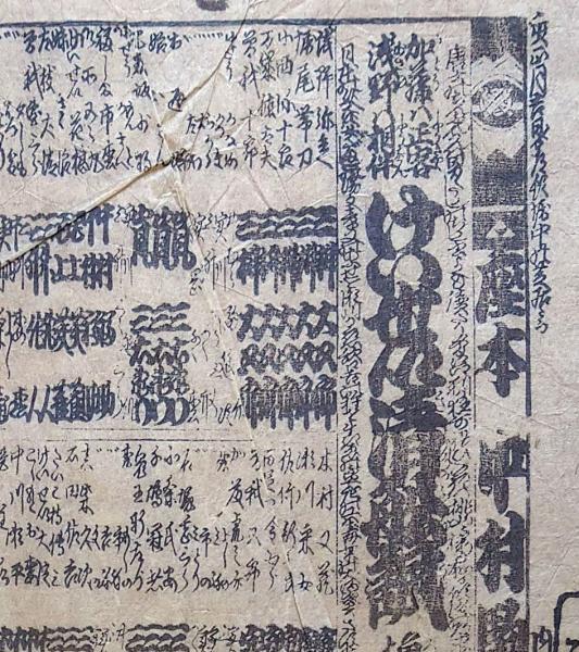 当世ちゃらのばん附 （刷物 番付） 作者版元等不明-