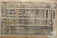 f23090112〇刷物 摺物 歌舞伎 芝居番付 名代 都万太夫 仮名手本忠臣蔵〇和本古書古文書
