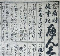 f230900117〇一枚刷り 浪花みやげ初編 芝居好 旅好 へんくつ論 ことば遊び しゃれ なぞ 判じ絵 見立番付 天保年間 塩屋喜兵衛板〇和本古書古文書