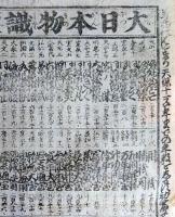 f2309002098〇一枚刷り 浪花みやげ２編 大日本物識天狗８編 ことば遊び しゃれ なぞ 判じ絵 見立番付 天保年間 塩屋喜兵衛板〇和本古書古文書