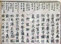f230900315〇一枚刷り 浪花みやげ第３編 豊臣勇士鑑 御旗本衆 ことば遊び しゃれ なぞ 判じ絵 見立番付 天保年間 塩屋喜兵衛板〇和本古書古文書