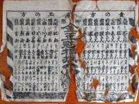 f23090003〇ディジタルPDF和本JPEG版 浪花みやげ第３編 ２５丁 ことば遊び しゃれ なぞ 判じ絵 見立番付 天保年間 塩屋喜兵衛板〇和本 古書 古文書