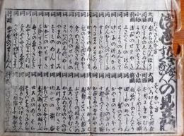 f230900404〇一枚刷り 浪花みやげ第４編 浮世 たくさんな人 すくない人の見立 ことば遊び しゃれ なぞ 判じ絵 見立番付 天保年間 塩屋喜兵衛板〇和本古書古文書

一枚刷り 浪花みやげ第４編 浮世 たくさんな人 すくない人の見立 ことば遊び しゃれ なぞ 判じ絵 見立番付 天保年間 塩屋喜兵衛板〇和本古書古文書