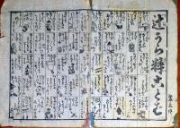 f23090007〇ディジタルPDF和本JPEG版 浪花みやげ第７編 ２５丁 ことば遊び しゃれ なぞ 判じ絵 見立番付 天保年間 塩屋喜兵衛板〇和本 古書 古文書
