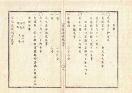 n2310060703○官途必携 巻之七 明治5年外史局編編纂【文書部・印章】○太政官諸官省印鑑定寸 府藩県寮司印鑑定寸 〇御門鑑札(通行証)取扱方３カ条・図解 〇和本古書古文書
