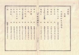 n2311011005○官途必携 巻之十 明治5年外史局編【外事部・交際】○各国条約年月順序一覧 外国人参朝接待方 延遼館英国王子 外国公使旅行の時取扱方7ケ条 〇和本古書古文書