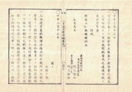n2311011108○官途必携 付録巻之一 明治5年東京府編纂【東京府布令】〇上海にて有角獣(黄牛水牛)の伝染病発生・国内警告〇裸体外出 男女混浴 春画 刺青の禁止〇道路改正・家屋建築に付煉化石（レンガ）築造方法書一般へ周知〇和本古書古文書