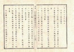 n2311011207○官途必携 付録巻之二 明治5年東京府編纂【規則】〇明治4年外国人旅店規則6カ条 外国人止宿申入受け方 外国人の従者以外の日本人は止宿禁止 隠売女の世話は勿論立入りも禁止 旅籠賃は定価を立て張出〇和本古書古文書