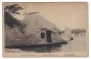 N23121124〇戦前絵葉書 ○宮城県　松島名勝　柏木島の岩窟　洞窟 帆舟 海岸　○和本古書古文書<br />
