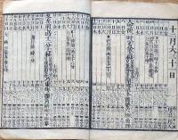 f23122320〇明治１５年 太陽暦 頒暦証付き〇和本古書古文書 
