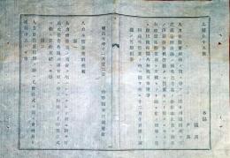 f23122321〇明治布告布達 人力車営業取締 明治１０年 山形県〇和本古書古文書 