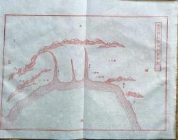 f231200106〇銅版画 日本合戦図古戦場 相模国石橋山戦地 治承4年（1180）源頼朝 日本外史 明治初年 １枚〇和本古書古文書