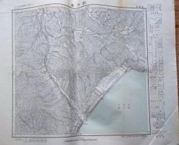 f24010315〇地図 北海道 長万部 ５万分一地形図 昭和３２年 国土地理院〇和本古書古文書