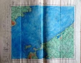 f24010504〇戦前地図 古地図 五万分一地形図 手彩色 滋賀県 彦根西部 大日本帝国陸地測量部 大正１２年〇和本古書古文書