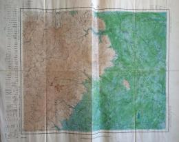 f24010520〇戦前地図 古地図 五万分一地形図 手彩色 三重県 久居 大日本帝国陸地測量部 昭和３年〇和本古書古文書