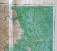 f24010520〇戦前地図 古地図 五万分一地形図 手彩色 三重県 久居 大日本帝国陸地測量部 昭和３年〇和本古書古文書