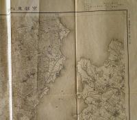 f24010606〇戦前地図 古地図 五万分一地形図 京都府 京都東北部 大日本帝国陸地測量部 大正１０年〇和本古書古文書