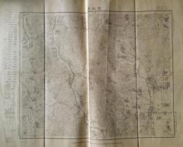 f24010607〇戦前地図 古地図 五万分一地形図 奈良県 西大寺 大日本帝国陸地測量部 明治４５年〇和本古書古文書