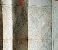 f24010609〇古地図 ２０万分一地形図 栃木県 日光 昭和２３年〇和本古書古文書