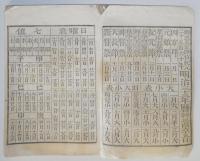 n24010620○暦(こよみ)「明治３３年 略本暦」　印刷兼発行:神宮司庁　〇和本古書古文書

