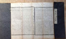 f24010706〇伊勢暦 万延２年(1861年)〇和本古書古文書 