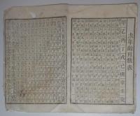 n24010623○暦(こよみ)「明治３４年 略本暦」　印刷兼発行:神宮司庁　〇和本古書古文書