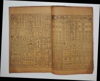 n240106228○暦(こよみ)「明治３４年 九星早見」大阪市 富田善三　〇和本古書古文書
