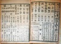 f24011015〇明治暦 太陽略歴 頒暦証付 明治１４年〇和本古書古文書