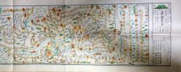f24011202〇復刻 古地図 道中独案内図 文政五年(１８２２年) 江戸時代日本勝景路程絵図集 昭和52年〇和本古書古文書