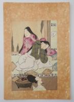n24012104〇風俗研究 第８４号  彩色木版画１枚　遺された田楽/岩橋小弥太　風俗研究所 江馬務 昭和２年〇和本古書古文書

