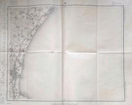 f24012003〇古地図 津 三重県 ５万分１地形図 昭和３年〇和本古書古文書