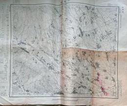f24012007〇古地図 下室田 群馬県 ２.５万分１地形図 昭和７年〇和本古書古文書