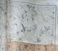 f24012007〇古地図 下室田 群馬県 ２.５万分１地形図 昭和７年〇和本古書古文書