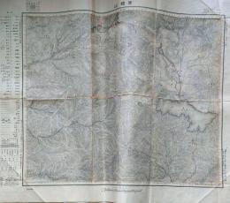 f24012009〇古地図 男体山 栃木県 ５万分１地形図 大正２年〇和本古書古文書