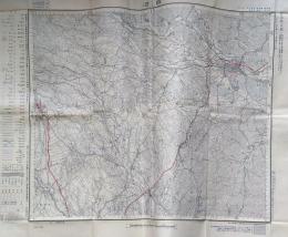 f24012010〇古地図 白河 福島県 ５万分１地形図 昭和２９年〇和本古書古文書