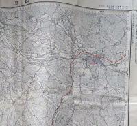f24012010〇古地図 白河 福島県 ５万分１地形図 昭和２９年〇和本古書古文書