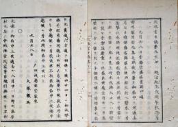 D240101097〇太政官日誌 明治元年戊辰9月第97 宇都宮藩会津西街道戦記 野州藤原,栗山,五十里,三依進撃 奥州田島大内関山の戦 9月5日会津城に逼る 和本古書古文書  