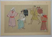 n24012132〇風俗研究 第１１９号　口絵:彩色木版画１枚　江戸後期の結髪図解　風俗研究所 江馬務 昭和５年　〇和本古書古文書

