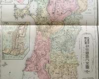 f24020004〇復刻 秋田県管内全図 日本地図選集 明治２７年 大日本管轄分地図  昭和４３年〇和本古書古文書