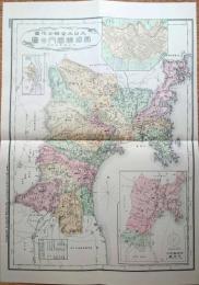 f24020006〇復刻 宮城県管内全図 日本地図選集 明治２７年 大日本管轄分地図  昭和４３年〇和本古書古文書