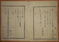D2402051○太政官日誌 明治2年第51号5月〇兵隊調練天覧の事 郭内外武士地の事 鍋島中将他麝香の間祗候の事 制度寮廃止 清寛院(和宮)京都住居 ○和本古書古文書

太政官日誌 明治2年第51号5月東京城第14号〇兵隊調練天覧の事 郭内外武士地の事 鍋島中将他麝香の間祗候の事 制度寮廃止 清寛院(和宮)京都住居 ○和本古書古文書
215ｘ145mm
９丁
虫損、汚れがあります
